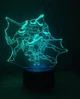 3d-светильник Черепашки-ниндзя Команда, 3д-ночник, несколько подсветок (батарейка+220В) - изображение 2