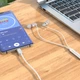 Навушники HOCO Type-C Delight wired digital earphone with microphone M90 |1.2M| Black - изображение 4