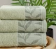 Полотенце махровое Home Line. Флора фисташкового цвета-50х90 - изображение 3
