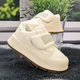 Кроссовки детские для девочки Jong Golf молочного цвета на липучке 34р (21,2 см) 5605 - изображение 1