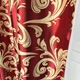 Двухцветные солнцезащитные портьеры блэкаут Бордовые, готовые плотные классические шторы блекаут от солнца - изображение 9