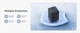 Зарядний пристрій UGREEN X515 GaNInfiniti 30W Fast Charger 3-Port для iPhone 16 15 14 Pro MAX, Samsung Galaxy, Xiaomi Tablet, iPad 2C1A Black (55536) - зображення 8