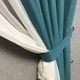Красивые шифоновые гардины для кухни, спальни оптом ALBO 400x170 cm Бирюза (KU-PK-100) - изображение 8