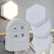 Автономные LED лампы шестиугольные беспроводные с пультом ДУ Remote Control Set (3 светильника) - изображение 1