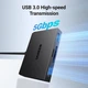 Картрідер 4 in 1 UGREEN CM812 OTG USB-C/USB-A Card Reader SD, TF 170 Mb/s HUB USB 5 Gbps 15см Black (45167) - зображення 2