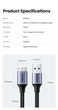 Кабель Ugreen 1м USB 3.0 - Micro USB Type-B 5 Гбіт/с 5V/3A USB 3.0 A на Micro-B для Жорских Дисків Чорний (80793) - зображення 7