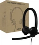 Słuchawki Logitech H570e Corded Stereo USB Headset (Teams version) - Black - EMEA28-935 - USB-A (981-001430) - obraz 1