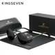 Поляризационные солнцезащитные очки для мужчин и женщин KINGSEVEN N7550 Black Gray - изображение 1