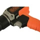 Шуруповерт Black&Decker 18 В, 1.5Ah, 45 Нм,0-360/0-1400 об/хв, 21000 уд/хв, 1.3 кг (BCD003C1) - зображення 5