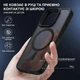 Чохол ударостійкий матовий VVave Premium Matte Insane Case with MagSafe для Apple Iphone 16 Black - зображення 3
