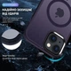 Чехол ударостойкий матовый WAVE Premium Matte Insane Case with MagSafe для Apple Iphone 14 Pro Deep Purple - изображение 2