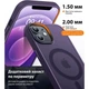 Чехол ударостойкий матовый WAVE Premium Matte Insane Case with MagSafe для Apple Iphone 13 Pro Max Deep Purple + Подарок защитное стекло Pixel для Apple iPhone - изображение 6