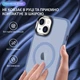 Чехол ударостойкий матовый WAVE Premium Matte Insane Case with MagSafe для Apple Iphone 14 Pro Sierra Blue - изображение 4