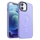 Чехол ударостойкий матовый WAVE Premium Matte Insane Case with MagSafe для Apple Iphone 12 12 Pro Light Purple + Подарок защитное стекло Pixel для Apple iPhone - изображение 3