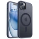 Чехол ударостойкий матовый WAVE Premium Matte Insane Case with MagSafe для Apple Iphone 14 Plus Midnight Blue + Подарок защитное стекло Pixel для Apple iPhone - изображение 3