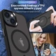 Чехол ударостойкий матовый WAVE Premium Matte Insane Case with MagSafe для Apple Iphone 15 Black - изображение 5