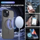 Чехол ударостойкий матовый WAVE Premium Matte Insane Case with MagSafe для Apple Iphone 15 Gray - изображение 3