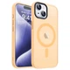Чохол ударостійкий матовий WAVE Premium Matte Insane Case with MagSafe для Apple Iphone 15 Yellow - зображення 1