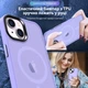 Чехол ударостойкий матовый WAVE Premium Matte Insane Case with MagSafe для Apple Iphone 13 14 Light Purple - изображение 6