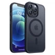 Чехол ударостойкий матовый WAVE Premium Matte Insane Case with MagSafe для Apple Iphone 13 Pro Black + Подарок защитное стекло Pixel для Apple iPhone - изображение 3