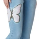Скенные джинсы с бабочкой Calzedonia (modp0709 blue (158-170 (12-16 лет)) - изображение 4