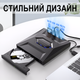 Многофункциональный внешний дисковод для компьютера, ноутбука Addap EDB03, USB 3.0+Type C / оптический дископривод, считыватель CD-RW, DVD-RW, DVD-RAM, DVD-ROM - изображение 8