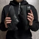 Чоловічі кросівки YZY Air Max 45 чорні демісезонні (5651) - изображение 8