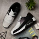 Чоловічі кросівки YZY Air Max 40 біло-чорні демісезонні (5649) - изображение 6