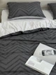 Комплект постельного белья Ecotton Полуторный 150х215 см Grey Полисатин (24559_000) - изображение 5