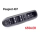Блок кнопок стеклоподъемника Peugeot 407 6554ER - изображение 1