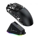 Безпровідна Ігрова Миша ATTACK SHARK X11 Black 2.4G/Bluetooth/USB type-c із зарядною догстанцією Сенсор PAW3311 22000 DPI - зображення 1