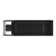 Флеш-накопитель USB3.2 128GB Type-C Kingston DataTraveler 70 Black (DT70/128GB) - изображение 2