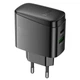 Адаптер сетевой HOCO Bright PD charger CS63A |1USB/1Type-C, 65W/3A| 4997232 - зображення 5