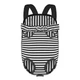 Рюкзак-кенгуру для животных Lesko DT834 Strip Black + White L котов и собак - изображение 1