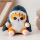 Дитяча м'яка іграшка кіт - акула з петелькою Gatto плюшевий котик у костюмі акули для дітей, 17х14х15 см, різнобарвний (99308506) - зображення 1