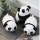 Дитяча м'яка іграшка - браслет панда Panda плюшева прикраса на руку для дітей, 18х12х8 см, чорно-білий (99320274) - зображення 3