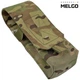 Підсумок на 2 магазини АК закритий м'який Мультикам Cordura MELGO - зображення 1