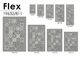 Безворсовий килим на гумовій основі Flex 0.8x1.5 м. сірий 19632/811 - зображення 12
