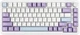 Игровая Клавиатура AJAZZ AK820 MAX White-Purple Магнитные Свитчи. Проводная 8000Hz/s. Switch 0.1mm. - изображение 1