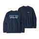 Свитшот Patagonia Logo Uprisal Crew Sweatshirt L Темно-синий (NENA39657) - изображение 2