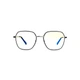 Очки для компьютера LuckyLOOK Blue Blocker Фешн-классика женские Черно-серебристый 713-444 - изображение 4