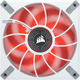Вентилятор Corsair ML120 LED ELITE Red Premium 120mm PWM Magnetic Levitation Fan White (CO-9050126-WW) - изображение 4