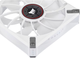 Вентилятор Corsair ML120 LED ELITE Red Premium 120mm PWM Magnetic Levitation Fan White (CO-9050126-WW) - изображение 8