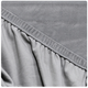 Велюровый чехол для стула Diana Textile Velvet 48x55 см серый - изображение 3