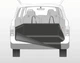 Килимок захисний для багажника авто Trixie 210 х 175 см Чорний (4011905132044) - зображення 2