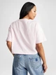 Футболка хлопковая короткая женская Converse Tlmn Vday Crop Os Tee 10028306-680 L Sugar Berry с принтом (194435447889) - изображение 2