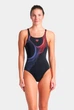 Купальник жіночий Arena RIPPLES SWIMSUIT U BACK B 009500-590-46 176 см Чорний - изображение 1