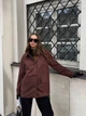 Піджак жіночий із еко-замші на весну, літо, осінь Helper шоколад S - изображение 5