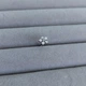 Серьга штанга для пирсинга уха, хряща, хеликса DeKolie MK1197-9 серебряный - изображение 3