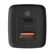 Зарядний пристрій Baseus GaN2 Lite Quick Charger 1xType-C 1xUSB 65W EU Black (CCGAN2L-B01) - зображення 4